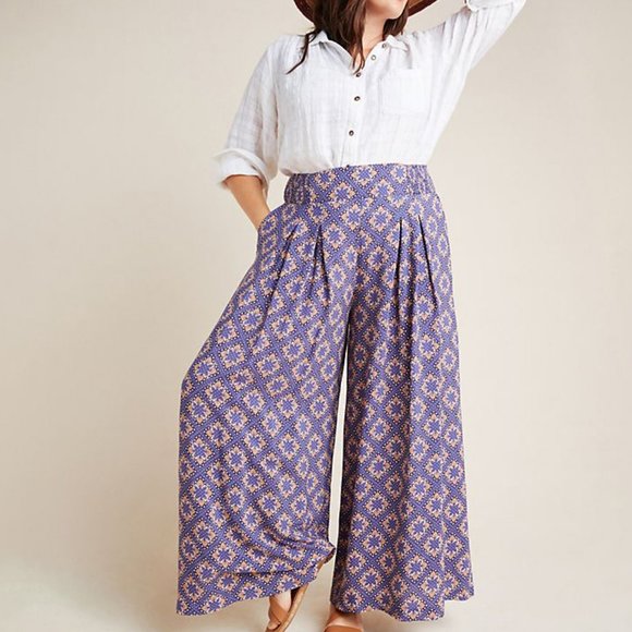 Anthropologie Terrace Floral Pants - Picture 4 of 5